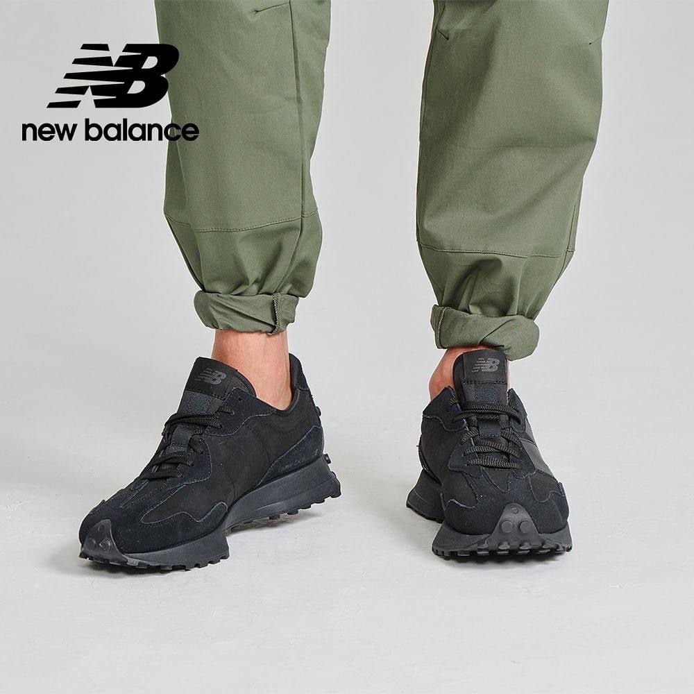 New Balance 327 炭黑 黑 跑鞋 男女款 MS327LX1-細節圖5