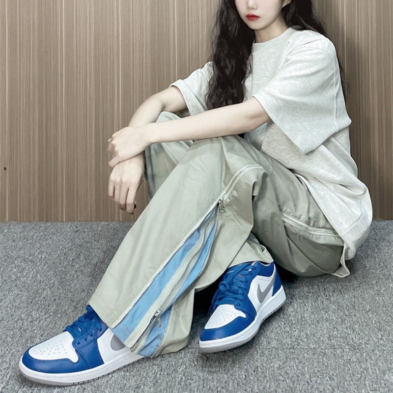 Air Jordan 1 Low 男鞋 白藍灰 黑白 影子灰 奶茶色 灰白 AJ1 女鞋 飛人喬丹 1代 低筒 休閒鞋-細節圖4