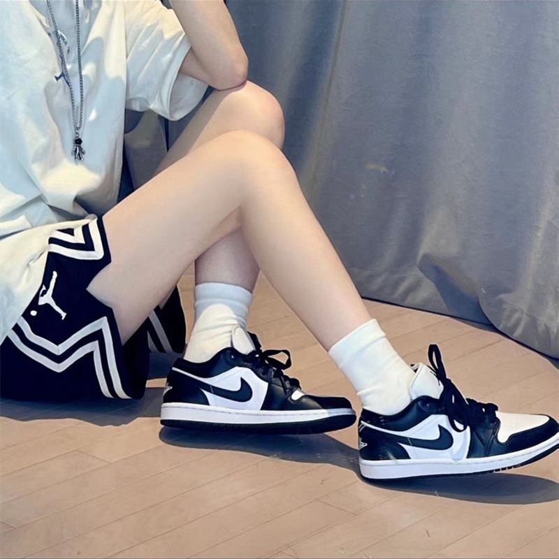 Air Jordan 1 Low 男鞋 白藍灰 黑白 影子灰 奶茶色 灰白 AJ1 女鞋 飛人喬丹 1代 低筒 休閒鞋-細節圖6