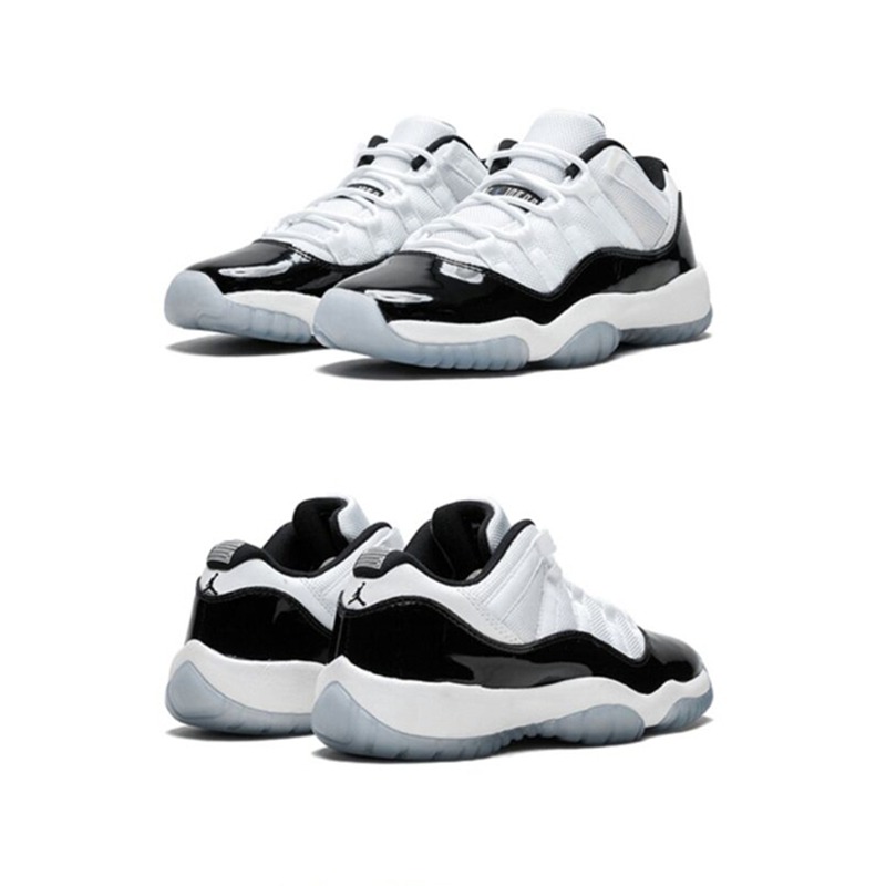 Air Jordan 11 Retro Low 男鞋 黑白 黑紅 灰白 薰衣草 AJ11 低筒 女鞋 籃球鞋 運動休閒鞋-細節圖3