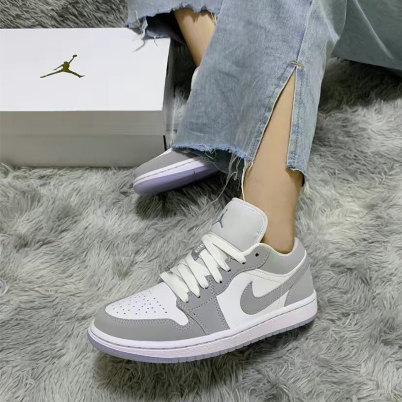Air Jordan 1 Low 男鞋 aj1 低筒 女鞋 灰白 煙灰 黑白 灰 紅黑腳趾 黑紅 飛人喬登 1代 籃球鞋-細節圖7