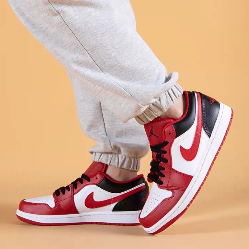 Air Jordan 1 Low 男鞋 aj1 低筒 女鞋 灰白 煙灰 黑白 灰 紅黑腳趾 黑紅 飛人喬登 1代 籃球鞋-細節圖9