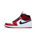 Air Jordan 1 Mid 男鞋 白紅 小芝加哥 黑紅 冰藍 黑白 煙灰 灰白 黑曜石 AJ1 女鞋 中筒 籃球鞋-規格圖9
