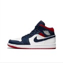 Air Jordan 1 Mid 男鞋 白紅 小芝加哥 黑紅 冰藍 黑白 煙灰 灰白 黑曜石 AJ1 女鞋 中筒 籃球鞋-規格圖9