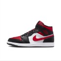 Air Jordan 1 Mid 男鞋 白紅 小芝加哥 黑紅 冰藍 黑白 煙灰 灰白 黑曜石 AJ1 女鞋 中筒 籃球鞋-規格圖9