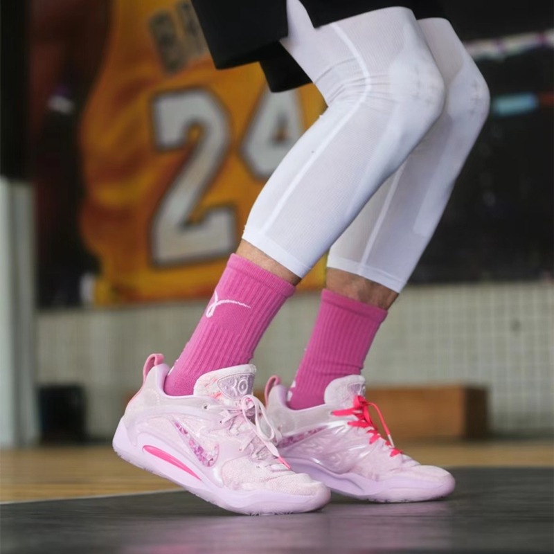 Nike KD15 EP 籃球鞋 杜蘭特15代 灰白 粉色 黑白 男鞋 女鞋 KD15 XDR 耐吉 實戰 戰靴 運動鞋-細節圖3