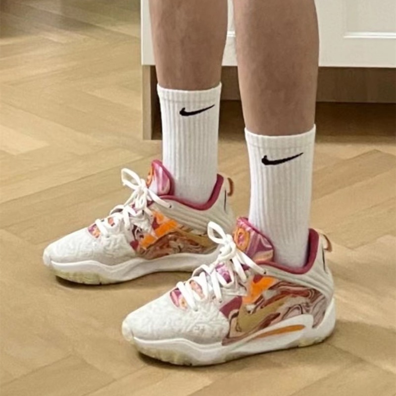 Nike KD15 EP 籃球鞋 杜蘭特15代 灰白 粉色 黑白 男鞋 女鞋 KD15 XDR 耐吉 實戰 戰靴 運動鞋-細節圖8