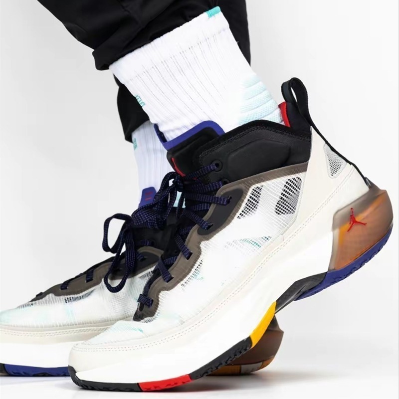 Air Jordan XXXVII GUO PF 37 郭艾倫 籃球鞋 AJ37 男鞋 女鞋 兔八哥 骨白 實戰 運動鞋-細節圖5