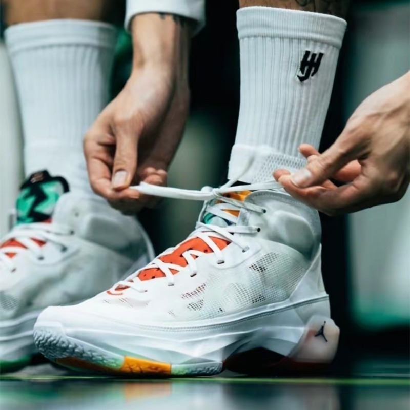 Air Jordan XXXVII GUO PF 37 郭艾倫 籃球鞋 AJ37 男鞋 女鞋 兔八哥 骨白 實戰 運動鞋-細節圖7
