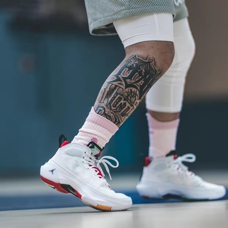 Air Jordan XXXVII GUO PF 37 郭艾倫 籃球鞋 AJ37 男鞋 女鞋 兔八哥 骨白 實戰 運動鞋-細節圖9