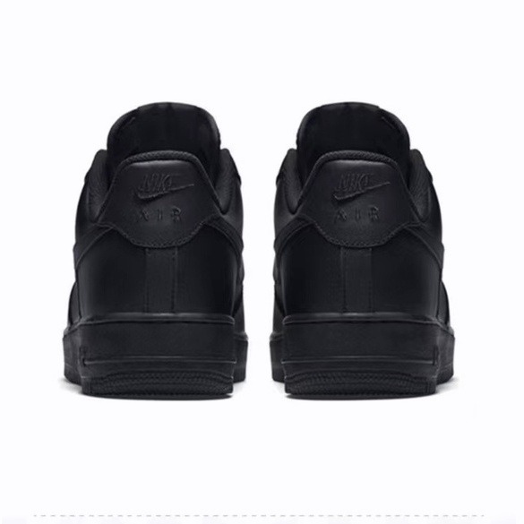 NIKE AIR FORCE 1 AF1 315122-001 全黑 學生鞋 工作鞋 舞鞋 情侶款 男女鞋-細節圖3