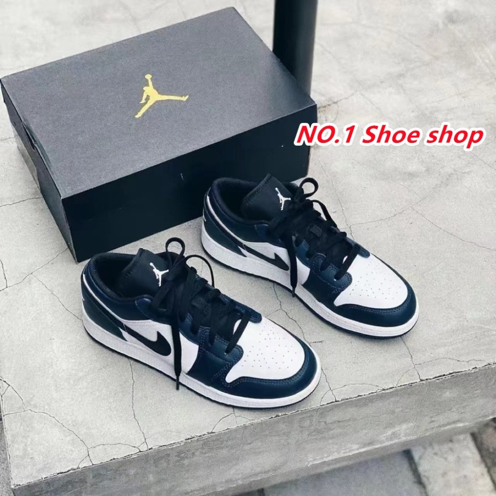 Air Jordan 1 Low “Dark Teal” 深青 復古休閒 553558-411-細節圖3