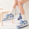 Air Jordan 1 Low Concord 黑白 熊貓 白藍 康扣 漆皮 AJ1 情侶鞋 DV1309-100-規格圖9
