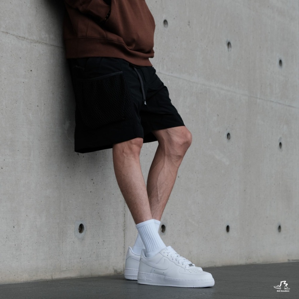Nike Air Force 1 全白 經典款 鐵牌 CW2288-111 男女休閒運動鞋-細節圖4