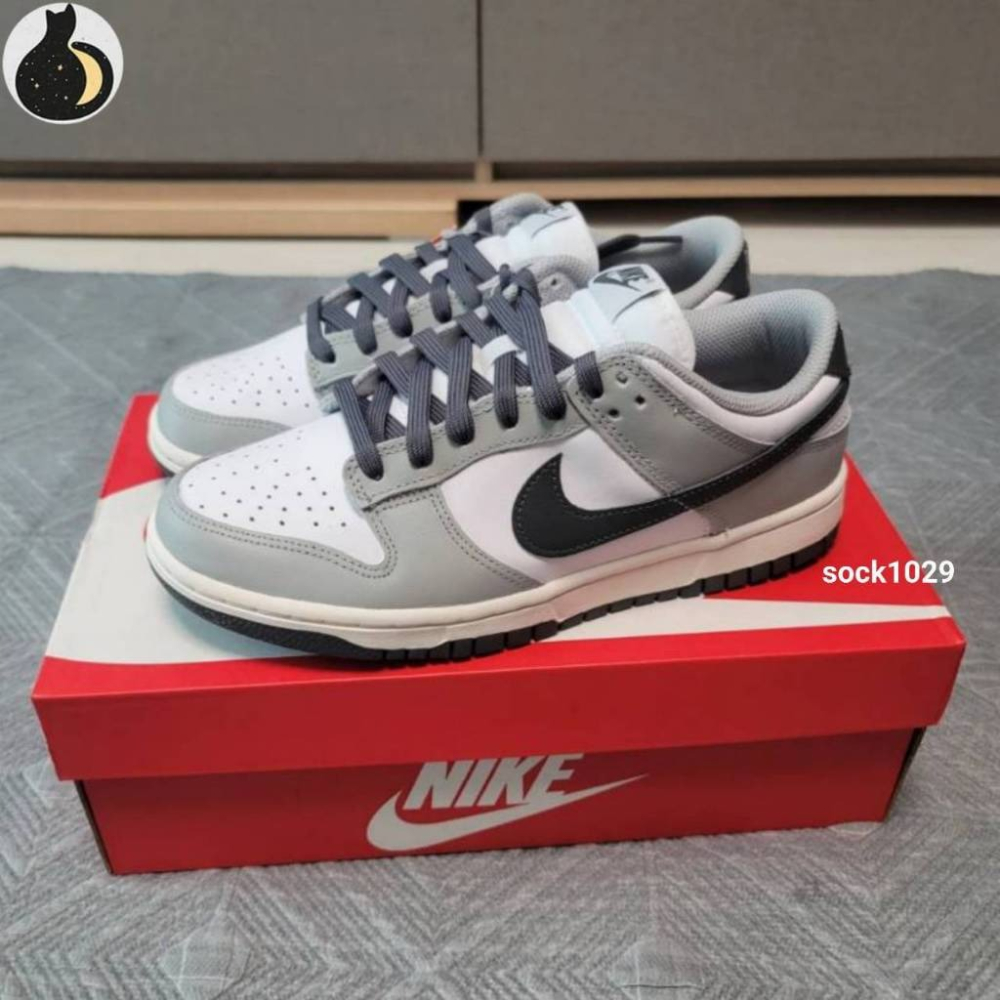 NIKE DUNK LOW LIGHT SMOKER GREY 煙灰 白灰 灰白 DD1503-117-細節圖5