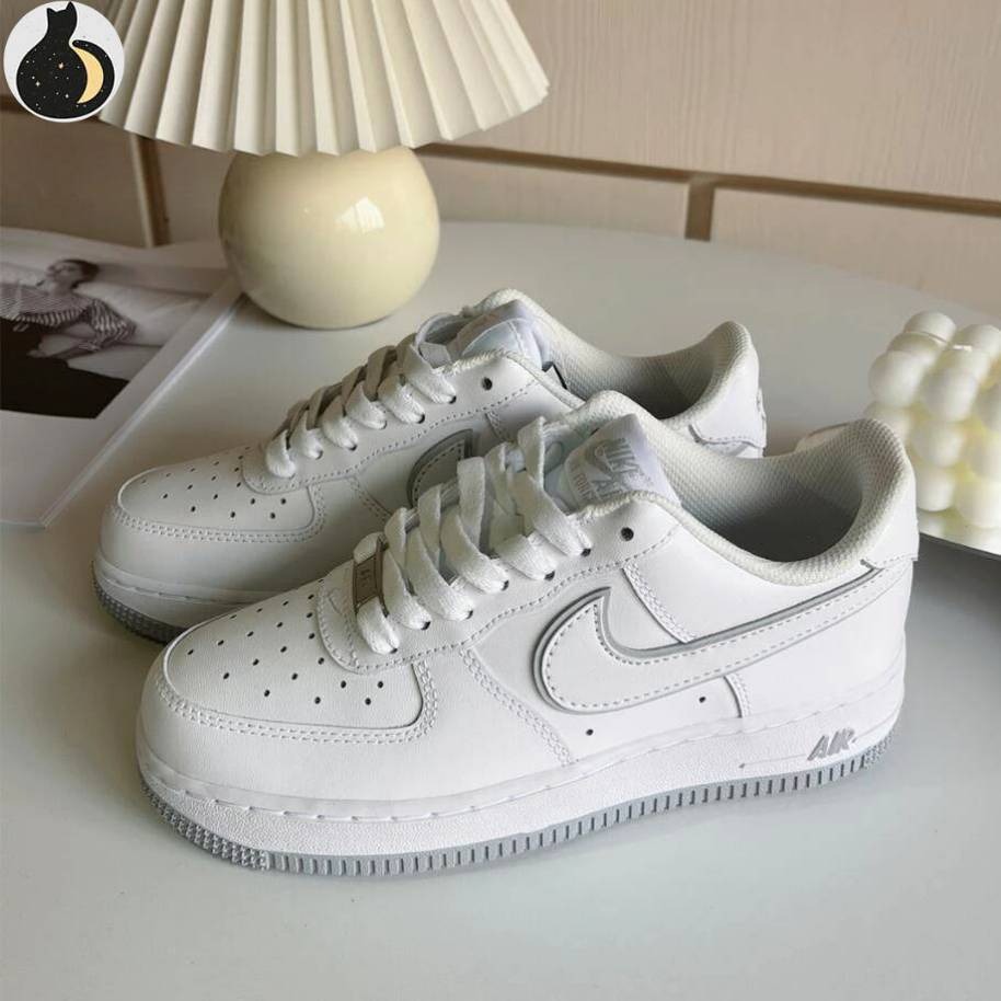 NIKE AIR FORCE AF1 灰白 拼接 女鞋 男鞋 FD9763-101 DV0788-100-細節圖9