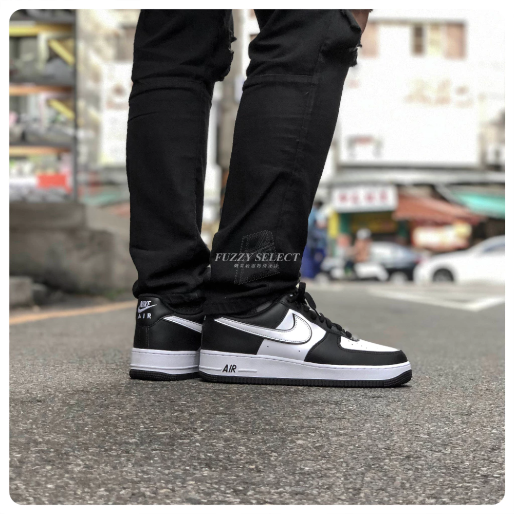 Nike Air Force 1 Low 休閒 白黑 熊貓 DV0788-001 DV1621-001-細節圖4