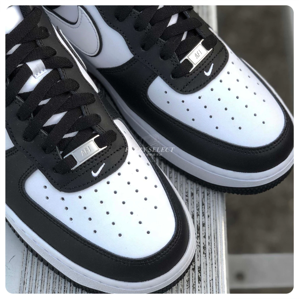 Nike Air Force 1 Low 休閒 白黑 熊貓 DV0788-001 DV1621-001-細節圖5