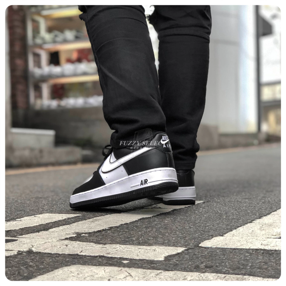 Nike Air Force 1 Low 休閒 白黑 熊貓 DV0788-001 DV1621-001-細節圖6
