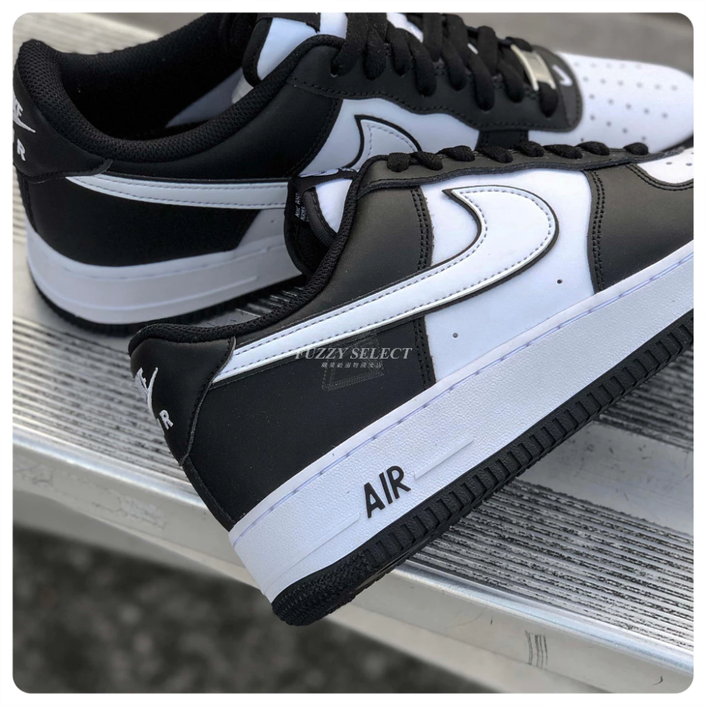Nike Air Force 1 Low 休閒 白黑 熊貓 DV0788-001 DV1621-001-細節圖7