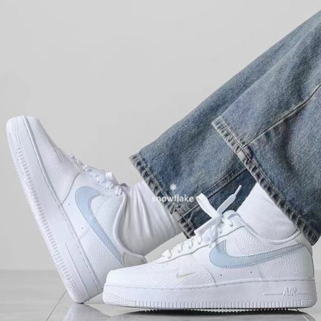 Nike Air Force 1 Low 板鞋 白藍 夏日清新 低筒 男女鞋 休閒鞋 HF0022-100-細節圖4