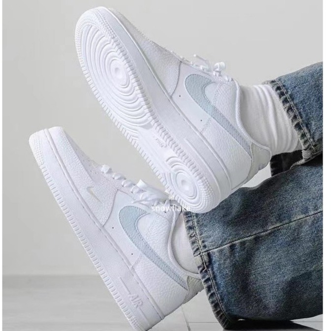 Nike Air Force 1 Low 板鞋 白藍 夏日清新 低筒 男女鞋 休閒鞋 HF0022-100-細節圖7