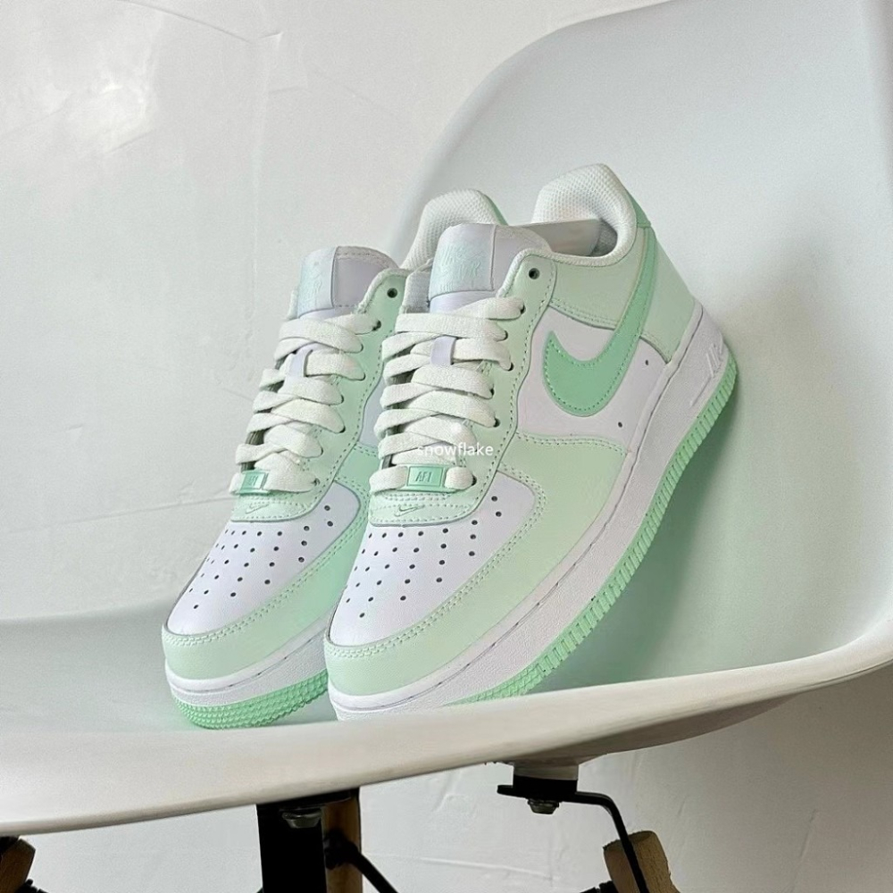 Nike Air Force 1 Low AF1 薄荷綠 白綠 板鞋 經典 百搭 小白鞋 休閒鞋 FZ4123-394-細節圖5