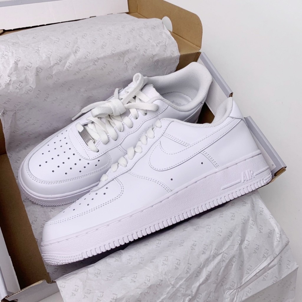 Nike Air Force 1 AF1 全白 純黑 空軍一號 CW2288-111 DD8959-100-細節圖2