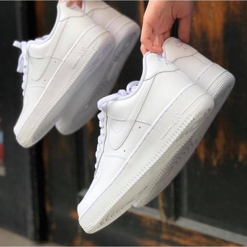 Nike Air Force 1 AF1 全白 純黑 空軍一號 CW2288-111 DD8959-100-細節圖5