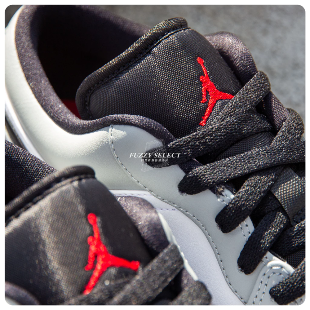 Air Jordan 1 Low Light Smoke Grey 灰白黑 煙灰 黑灰 553558-030-細節圖6