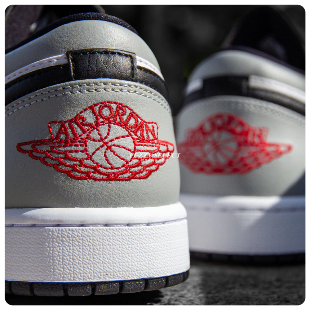 Air Jordan 1 Low Light Smoke Grey 灰白黑 煙灰 黑灰 553558-030-細節圖8