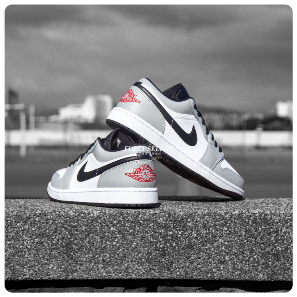 Air Jordan 1 Low Light Smoke Grey 灰白黑 煙灰 黑灰 553558-030-規格圖9