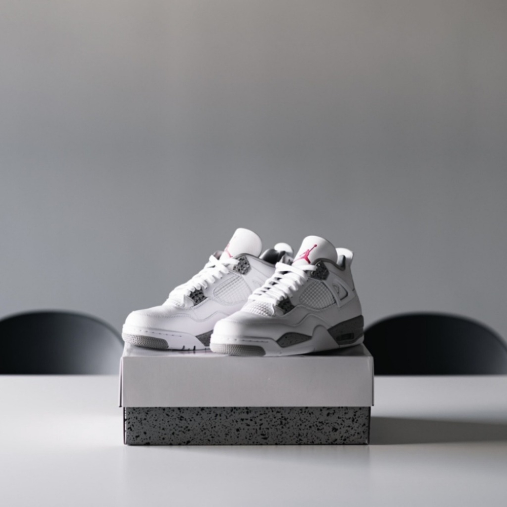 Air Jordan 4 retro tech white 灰白 白奧利奧 CT8527-100-細節圖6