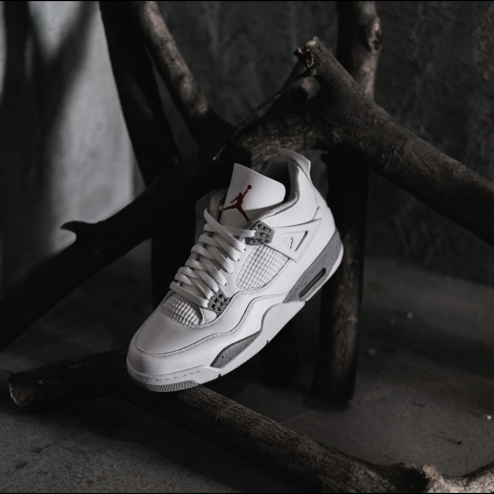 Air Jordan 4 retro tech white 灰白 白奧利奧 CT8527-100-細節圖7