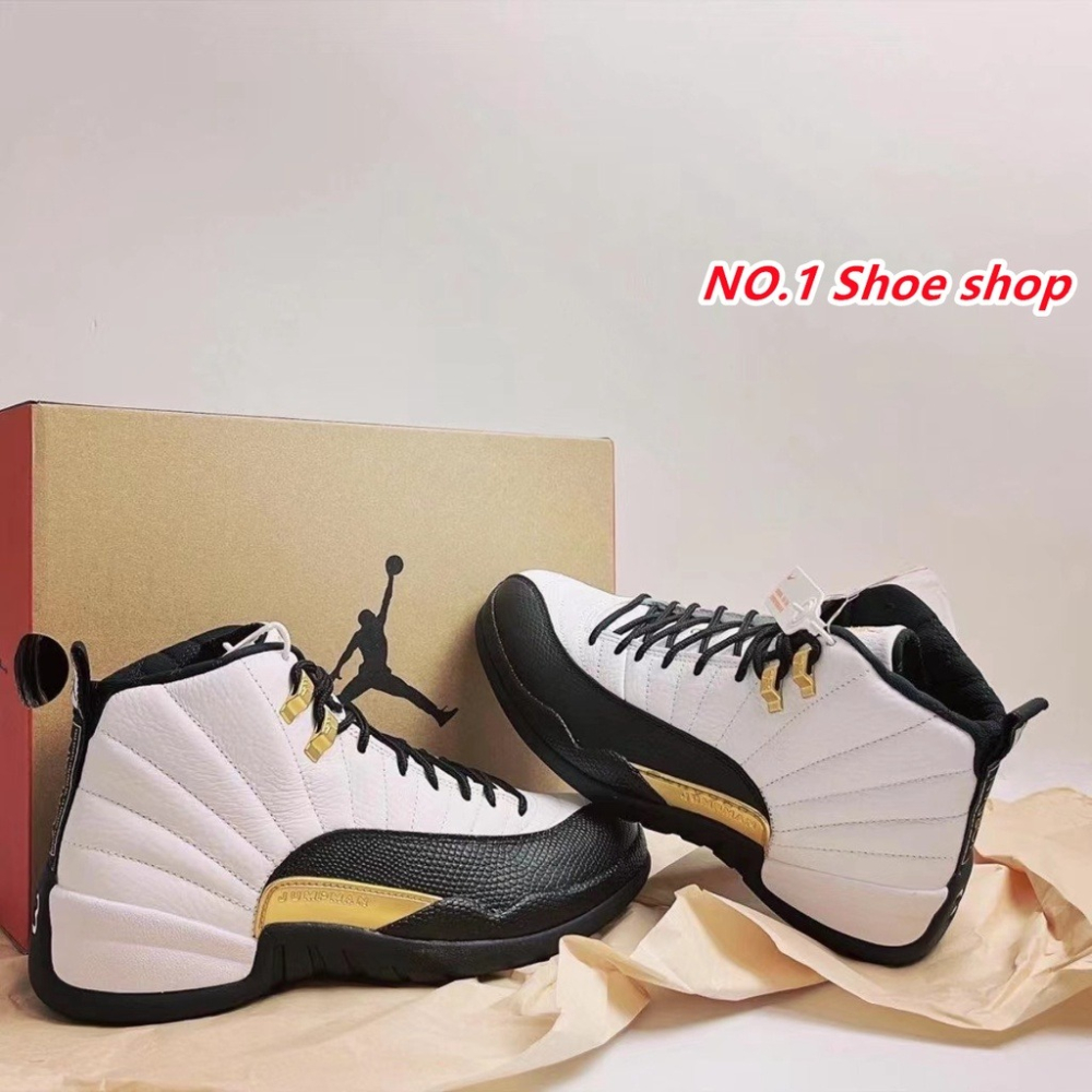 Air Jordan 12 Retro OG AJ12 季後賽 黑白 金釦 銀釦 CT8013-006 170-細節圖3