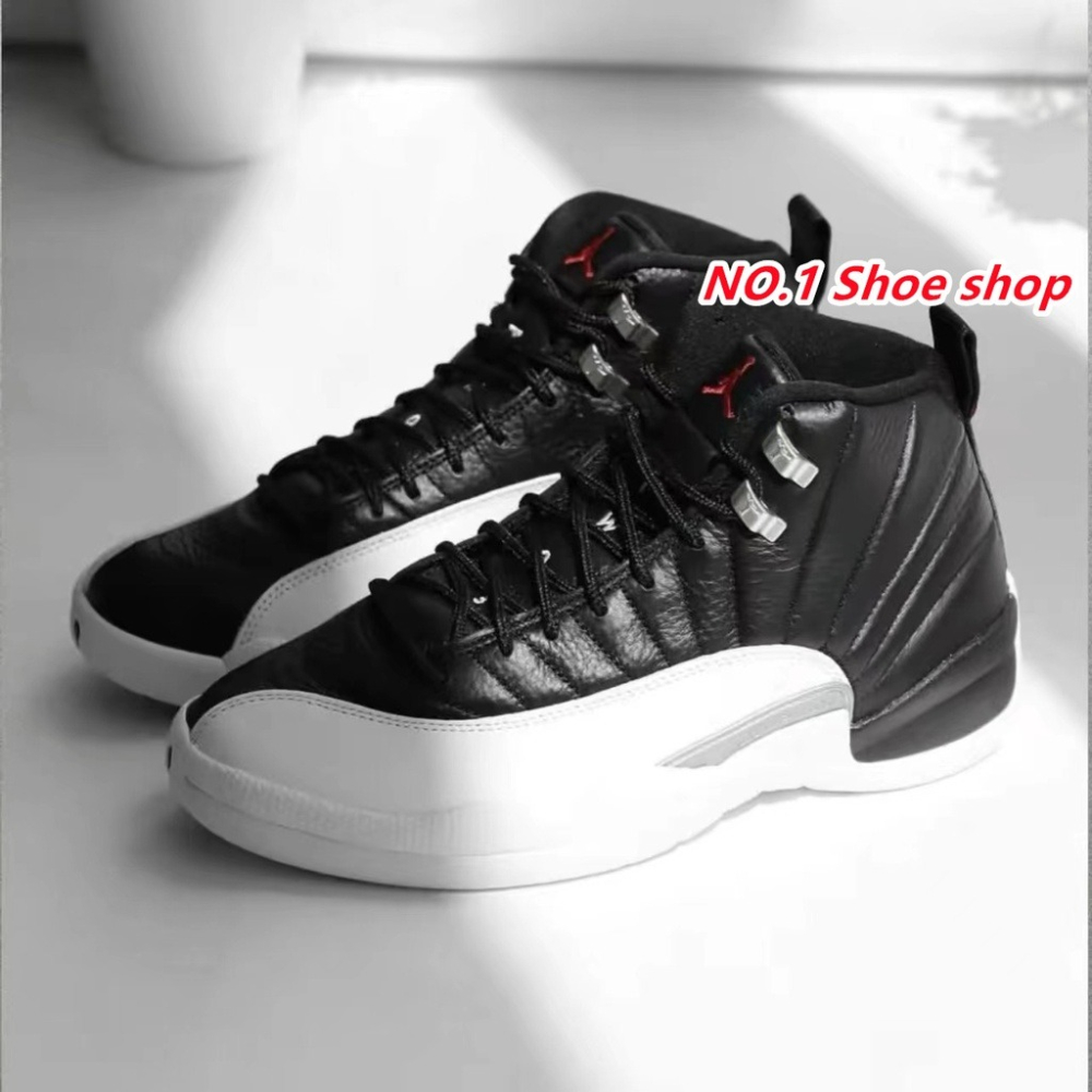 Air Jordan 12 Retro OG AJ12 季後賽 黑白 金釦 銀釦 CT8013-006 170-細節圖5