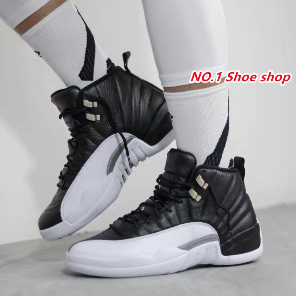 Air Jordan 12 Retro OG AJ12 季後賽 黑白 金釦 銀釦 CT8013-006 170-細節圖6