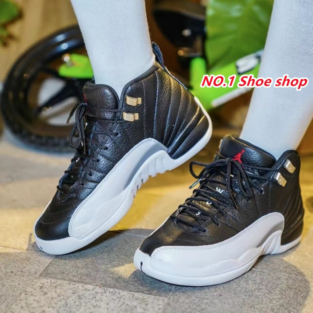 Air Jordan 12 Retro OG AJ12 季後賽 黑白 金釦 銀釦 CT8013-006 170-細節圖7