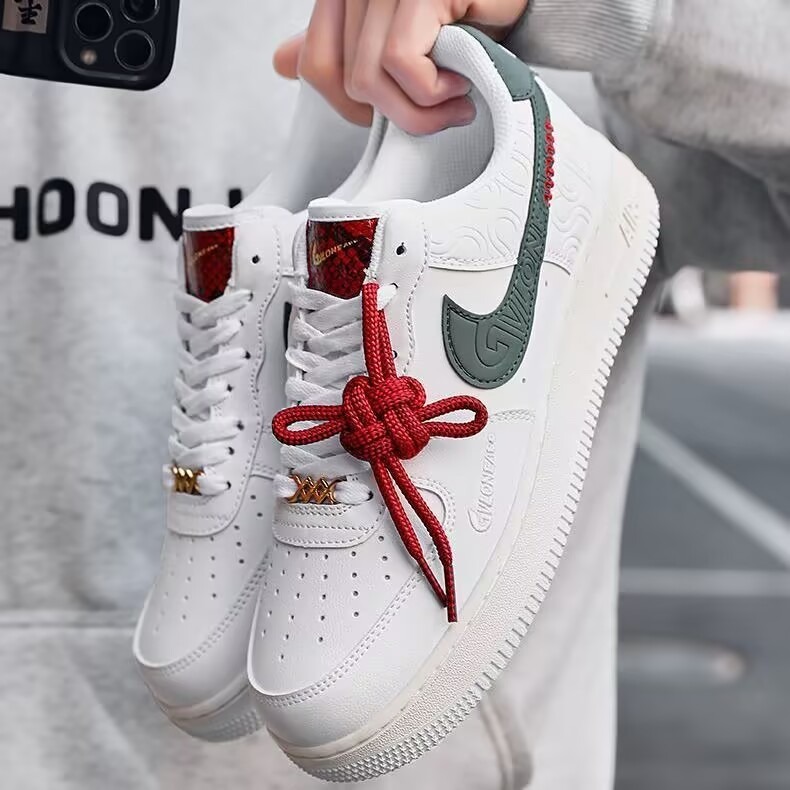 Nike Air Force 1 CNY 新年限定 雕花 蛇年 休閒鞋 HV5979-130-細節圖9