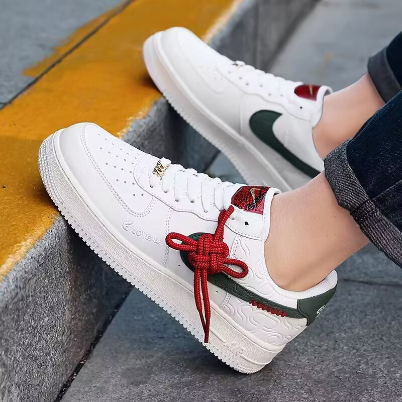 Nike Air Force 1 CNY 新年限定 雕花 蛇年 休閒鞋 HV5979-130-細節圖5