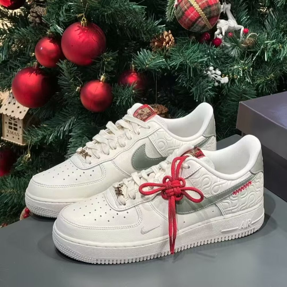 Nike Air Force 1 CNY 新年限定 雕花 蛇年 休閒鞋 HV5979-130-細節圖7