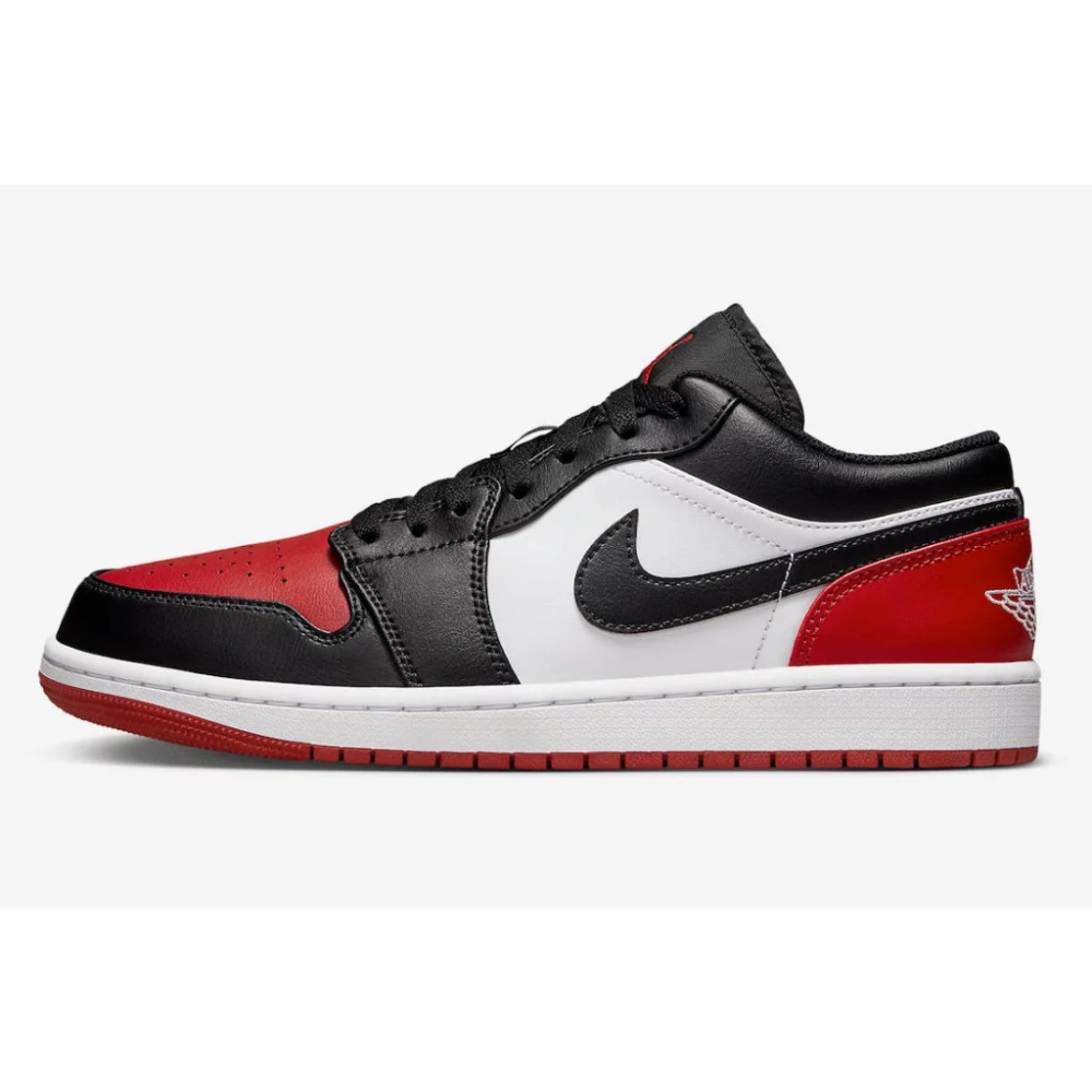 Air Jordan 1 Low 553558-612 553560-612 籃球鞋 AJ1 黑腳趾-細節圖3