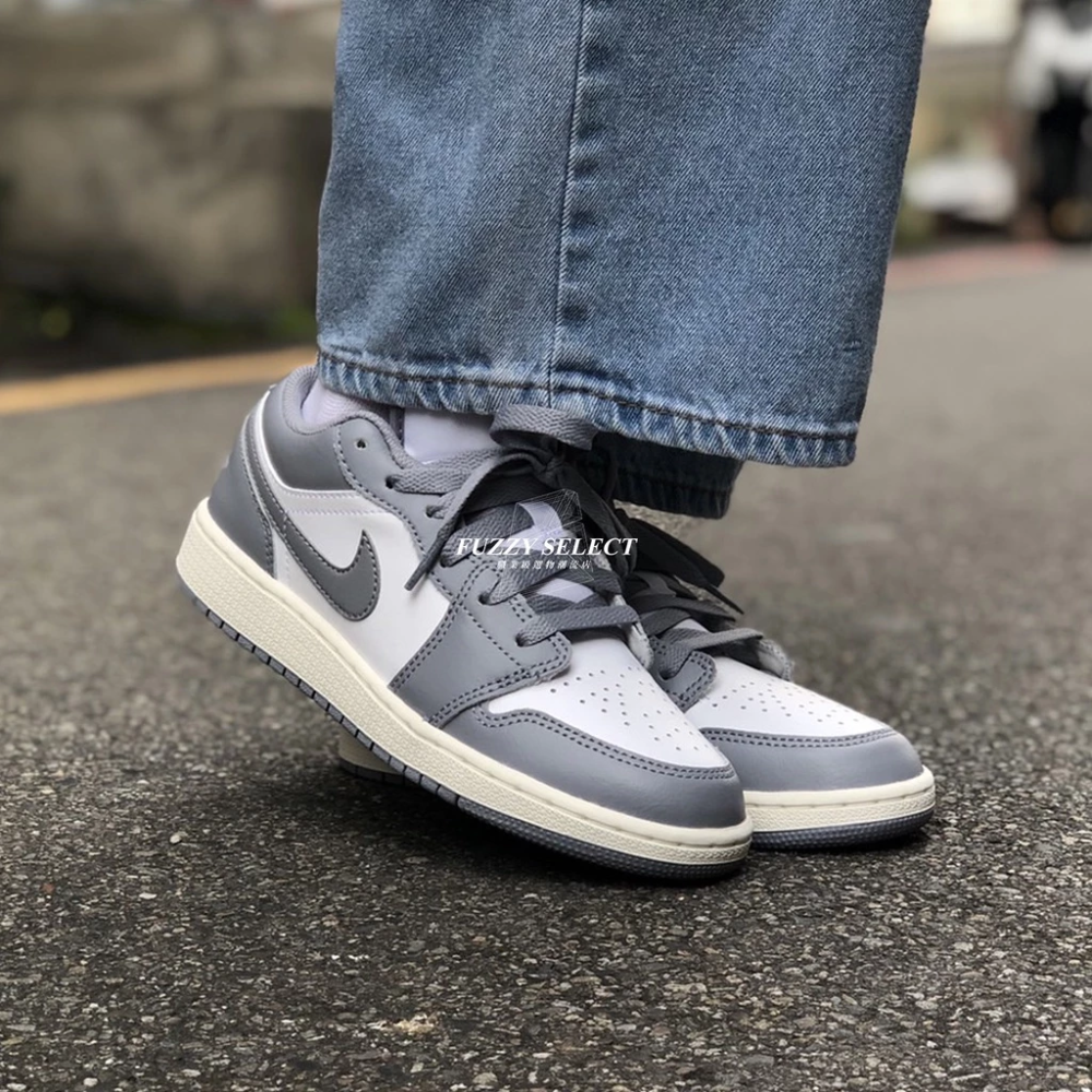 Air Jordan 1 Low Vintage Grey 553558-053 553560-053 男女鞋-細節圖8