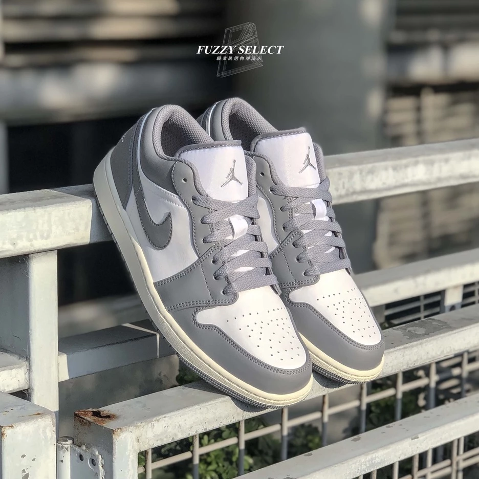Air Jordan 1 Low Vintage Grey 553558-053 553560-053 男女鞋-細節圖9