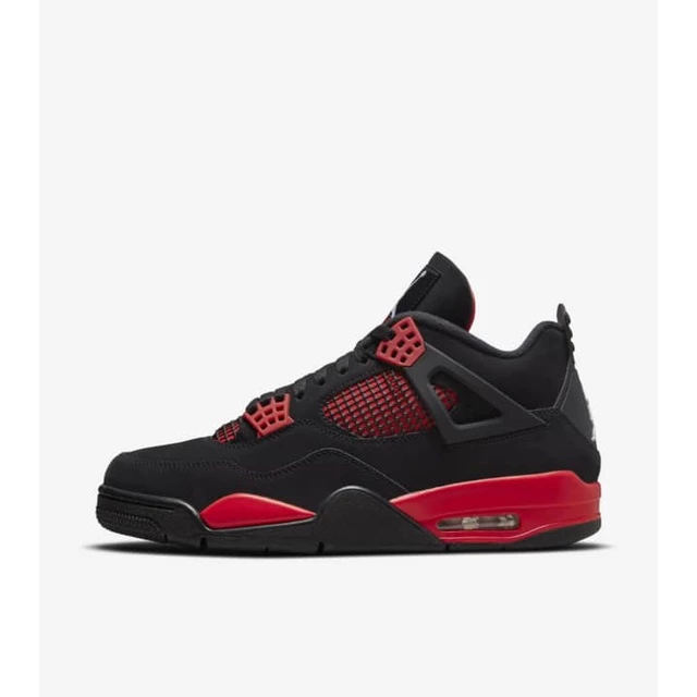 Air Jordan 4 Retro Red Thunder CT8527-016 AJ4 黑紅-細節圖2