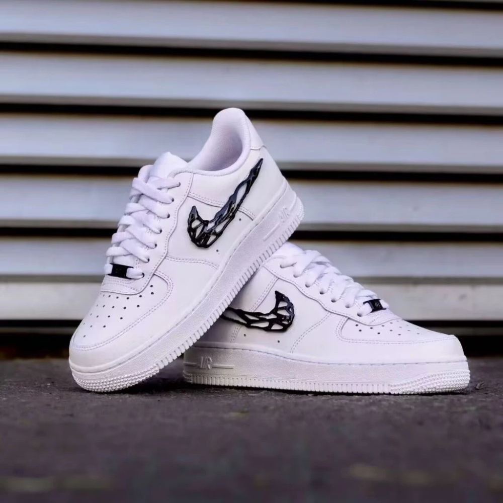 W Nike Air Force 1 液態金屬 猛毒 IF1686-101 IF1686-161-細節圖2