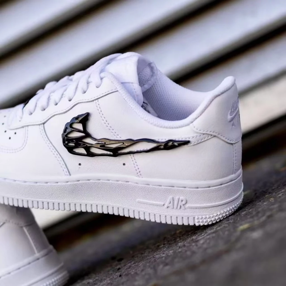 W Nike Air Force 1 液態金屬 猛毒 IF1686-101 IF1686-161-細節圖3