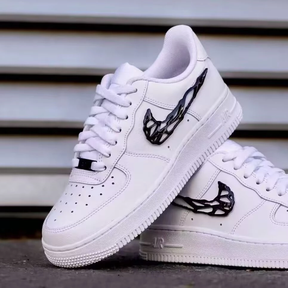 W Nike Air Force 1 液態金屬 猛毒 IF1686-101 IF1686-161-規格圖1