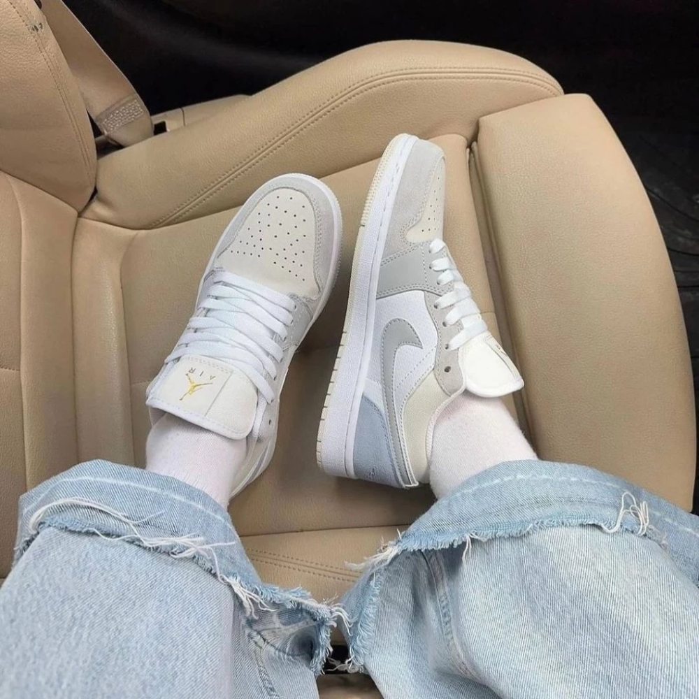NIKE AIR JORDAN 1 PARIS AJ1 巴黎雲白 灰白 淡藍 男鞋 CV3043-100-細節圖3