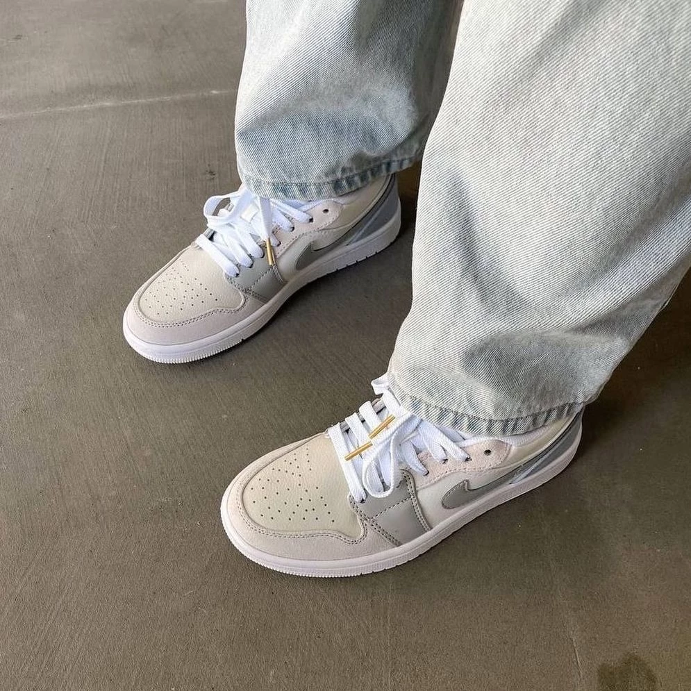 NIKE AIR JORDAN 1 PARIS AJ1 巴黎雲白 灰白 淡藍 男鞋 CV3043-100-細節圖5